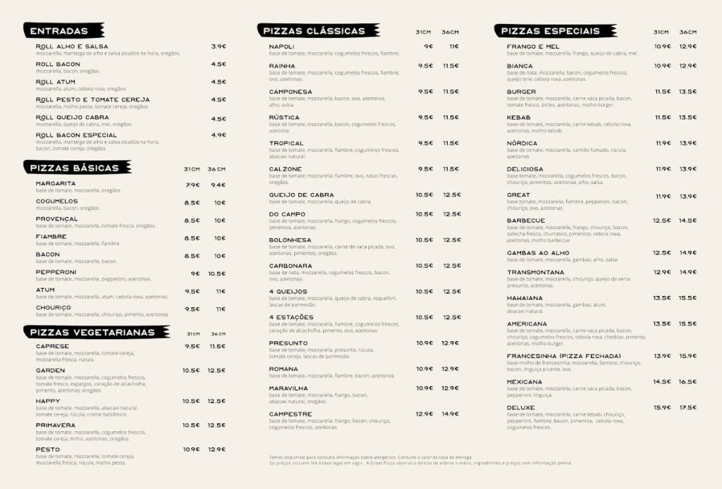 The Traditional Great Pizza Póvoa de Varzim 1 Pizza Tradicional em Póvoa de Varzim – Autêntico Sabor Local